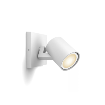 Philips Hue Single Runner Spotlight Extension | RGBW Smart Wall Light | 400lm White Colour